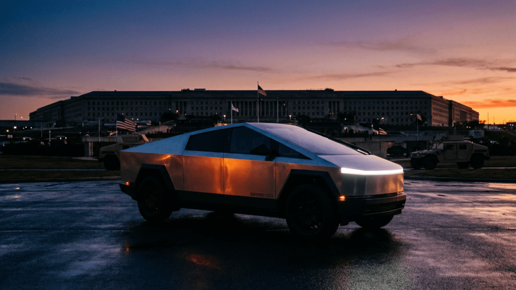 Pentagon Big Tech Tesla Cybertruck
