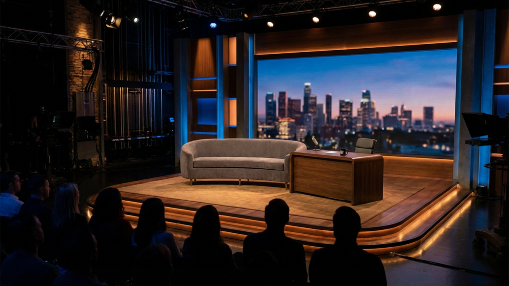 i ended up climaxing on a late-night variety show