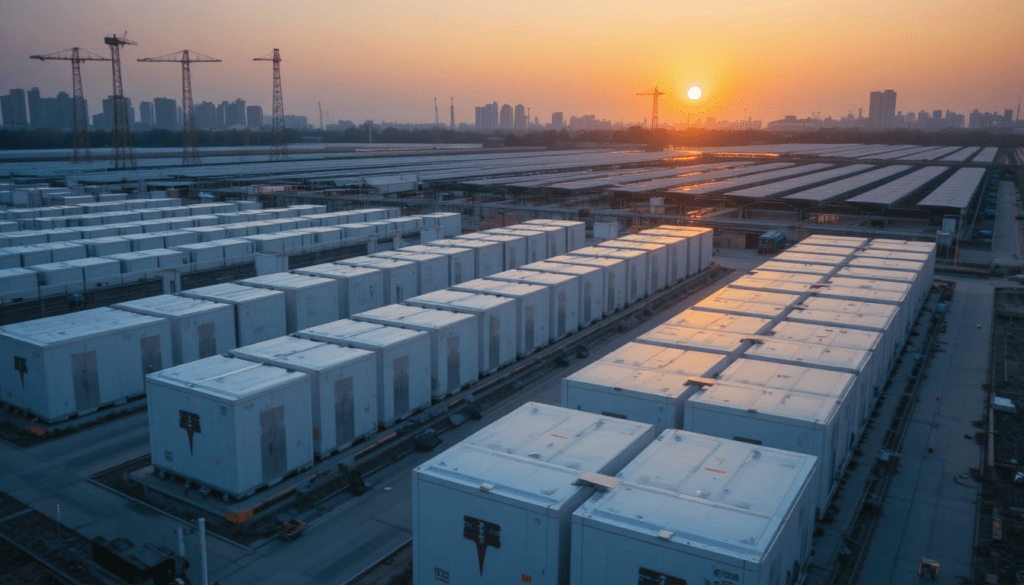 tesla china battery project renewable energy​